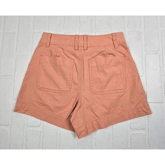 A new day Peach Utility  High Waist Shorts  Size 6 - Picture 2 of 3